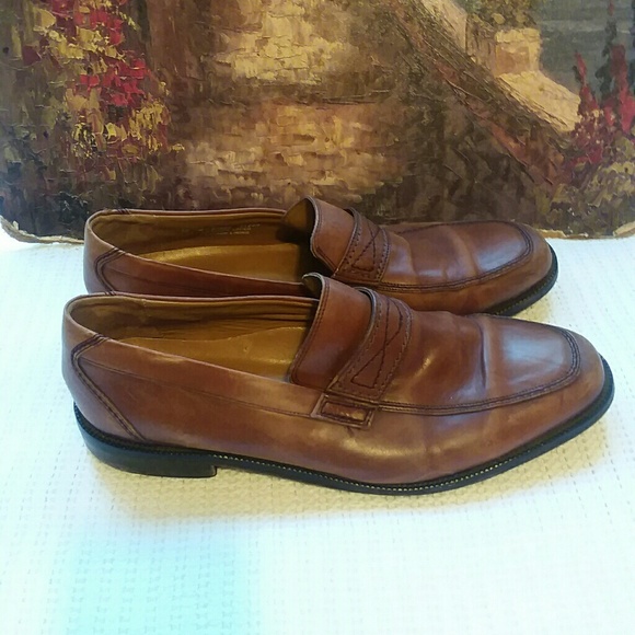 Men's Brown Leather Bostonian Slip On Loafer - Picture 4 of 8